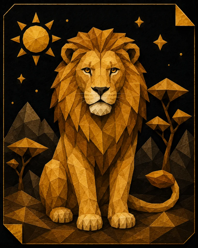 ENTJ — The Helm, illustrated as the Lion