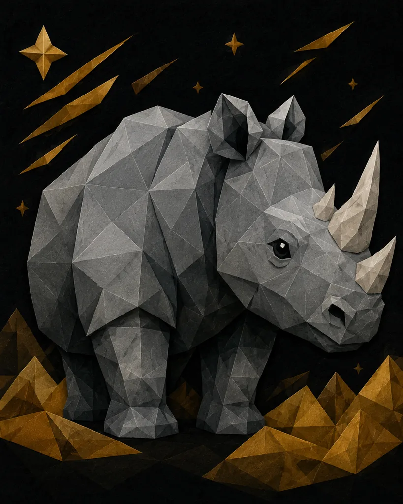 ESTJ — The Foreman, illustrated as the Rhinoceros