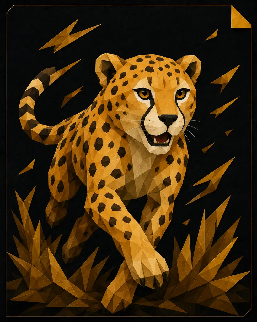 ESTP — The Maverick, illustrated as the Cheetah