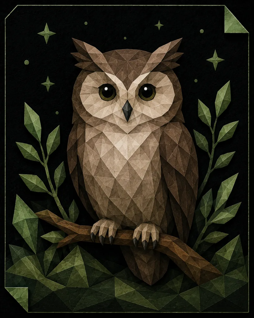 INFJ — The Oracle, illustrated as the Owl
