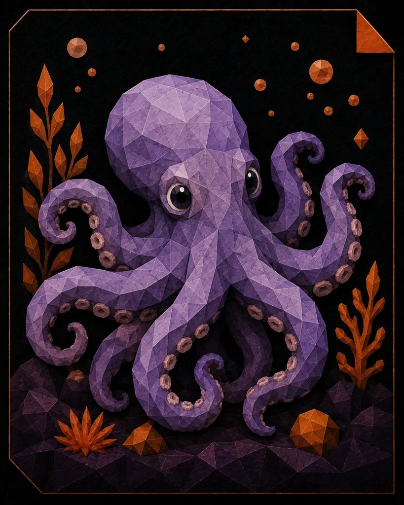 INTP — The Cartographer, illustrated as the Octopus