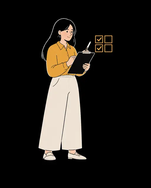 Illustrated portrait representing the ISTJ personality type